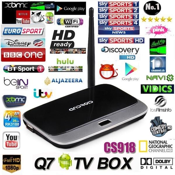 Smart Tv Box Android 4.4 Quad Core